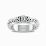 The Shadow Emerald Cut Lab Diamond Ring For Men