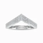 Velvet-Valley-Lab-Grown-Diamond-Band-White-Gold-Front-View
