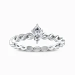 Vinca-Promise-Ring-White-Gold-Front-View