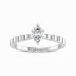 Viola-Diamond-Promise-Ring-White-Gold-Front-View