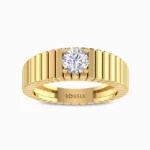 Wolverine Lab Diamond Wedding Ring For Him