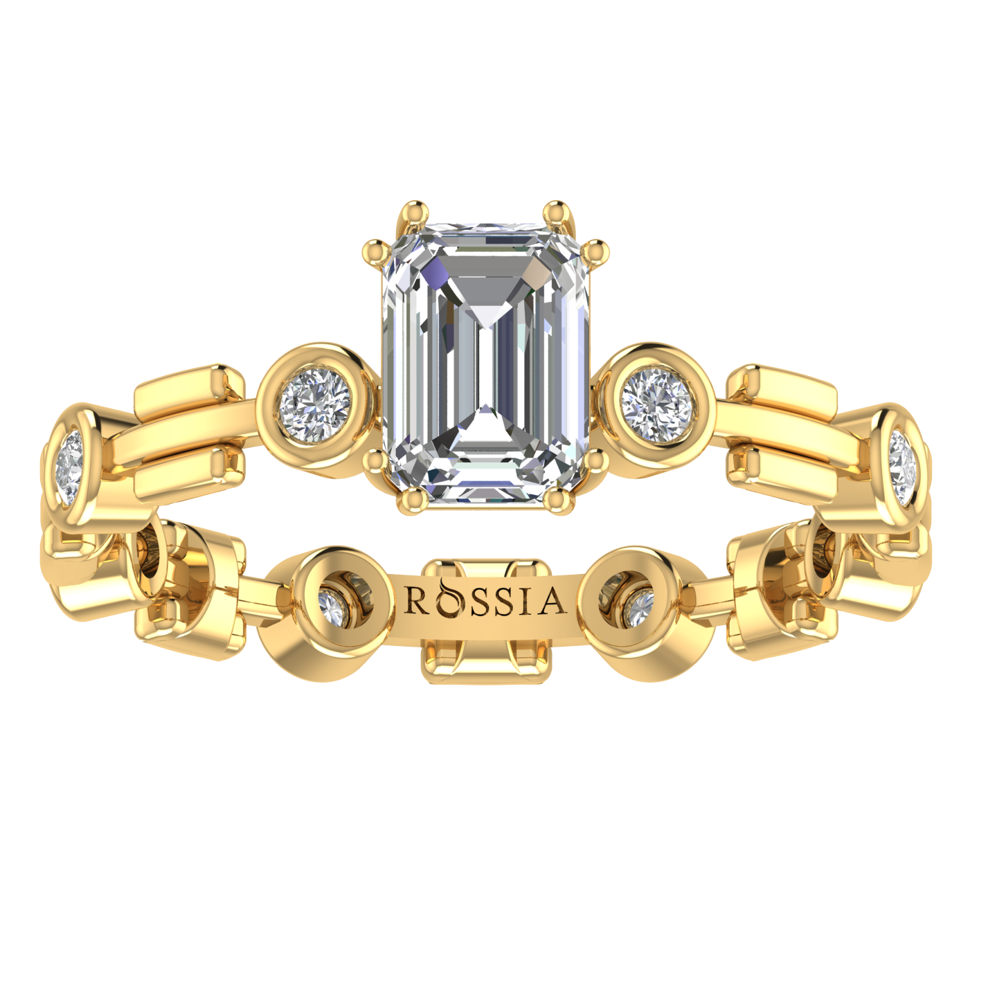 1 1.51 Ct Emerald Cut Diamond Promise Ring - Image 1