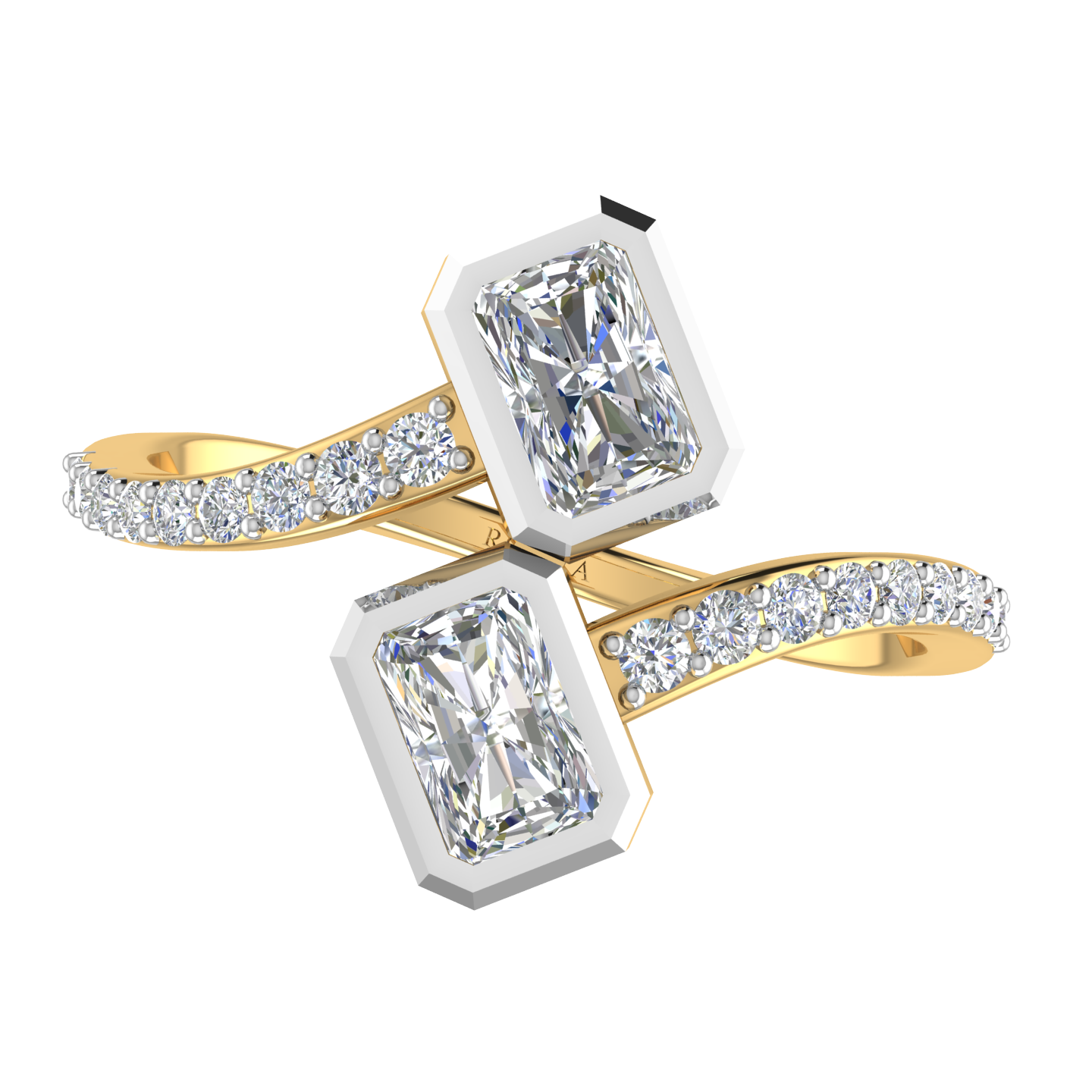 1 1.40 Ct Dual Radiance Bypass Lab Grown Diamond Ring - Image 1