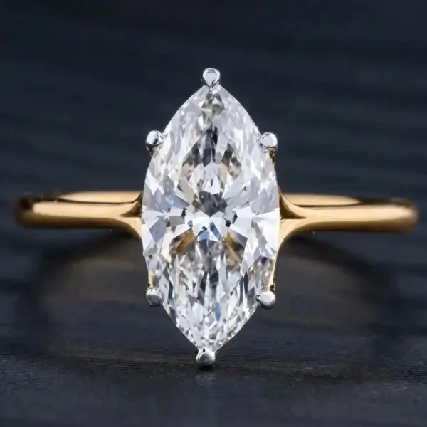 1-carat-marquise-cut-natural-solitaire-diamond-ring-yellow-gold-front-view