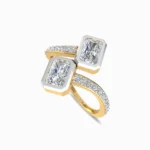 1.40-Ct-Dual-Radiance-Bypass-Lab-Grown-Diamond-Ring-Yellow-Gold-side-View