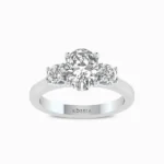 1.40-Ct-Three-Stone-Oval-Solitaire-Natural-Engagement-Ring-White-Gold-Front-View