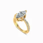 1.41-Ct-Celeste-Marquise-Solitaire-Lab-Grown-Diamond-Ring-Yellow-Gold-Side-View