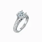 1.92-Ct-Round-Solitaire-Lab-Grown-Diamond-Engagement-Ring-White-Gold-Side-View