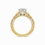 1.92-Ct-Round-Solitaire-Lab-Grown-Diamond-Engagement-Ring-Yellow-Gold-Basket-View