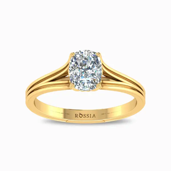 2.00-Ct-Cushion-Cut-Solitaire-Lab-Grown-Diamond-Engagement-Ring-Yellow-Gold-Front-View