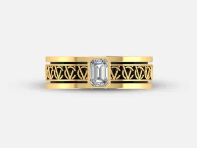 Rings With A Story 8 Celestial Orbit band