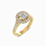 0.92-carat-cushion-cut-lab-grown-diamond-engagement-ring-yellow-gold-side-view
