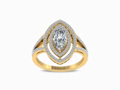 0.94-carat-marquise-cut-double-halo-split-natural-solitaire-ring-yellow-gold-front-view