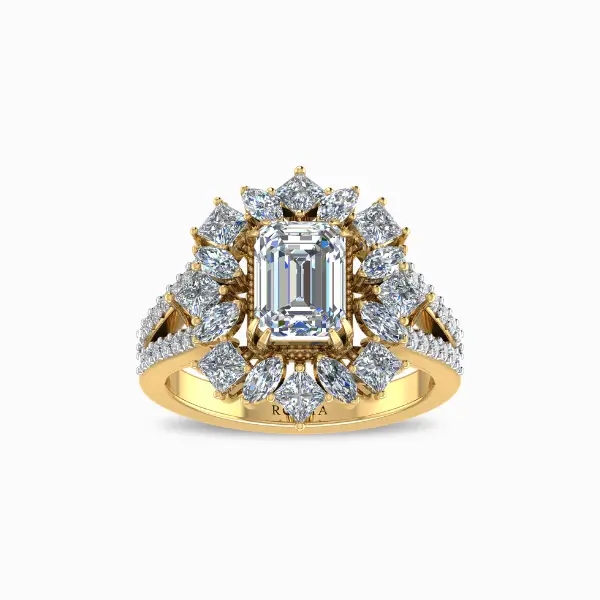 1-70-ct-emerald-cut-halo-womens-lab-grown-engagement-ring-yellow-gold-front-view 1-70-ct-emerald-cut-halo-womens-lab-grown-engagement-ring-yellow-gold-front-view