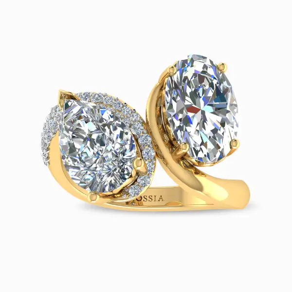 6-00-ct-two-stone-oval-pear-diamond-bypass-engagement-ring-yellow-gold-front-view 6-00-ct-two-stone-oval-pear-diamond-bypass-engagement-ring-yellow-gold-front-view