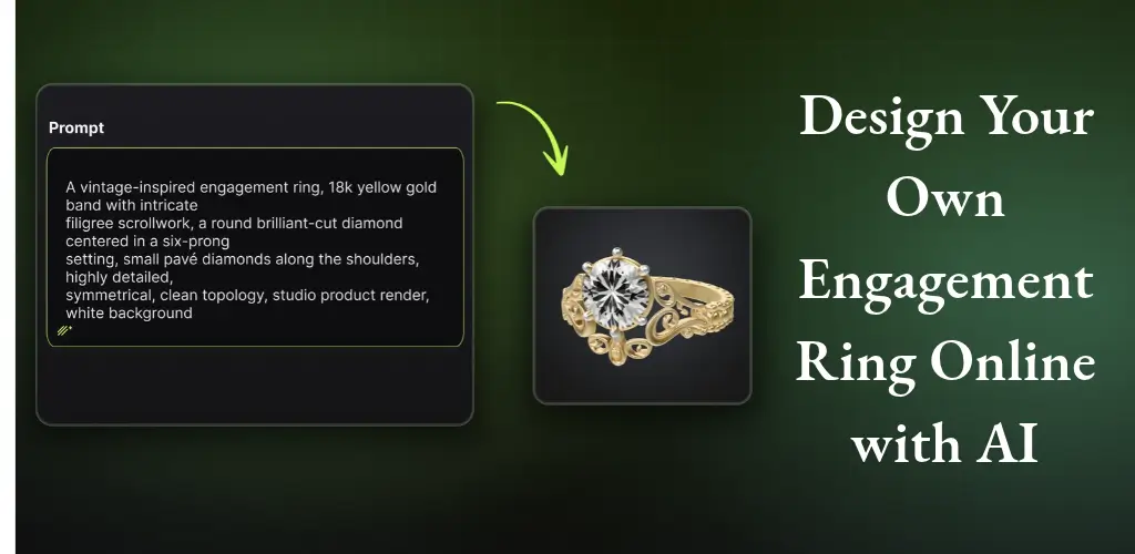 Design Your Own Engagement Ring Online with AI